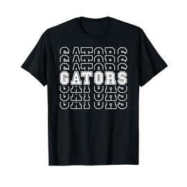 Gators School Sports Fan Team Spirit Mascot Heart... T-Shirt