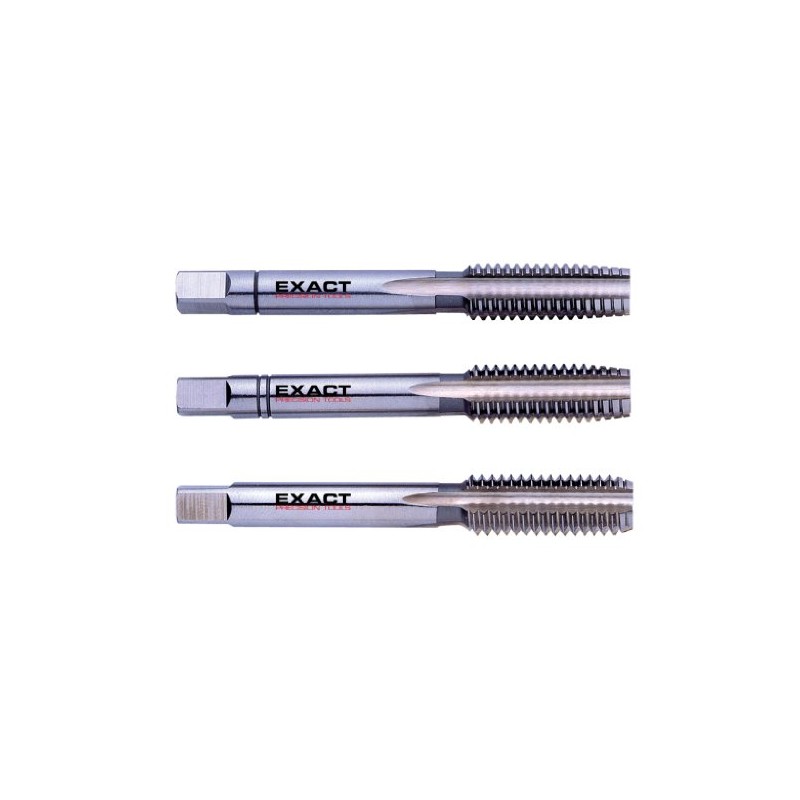 EXACT 30105 Hand Tap Set M8 HSS DIN 352