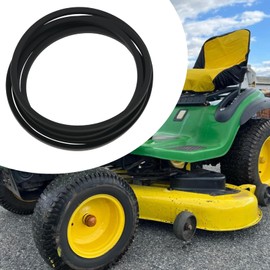 Briny River 1 x V-belt for lawnmower motor for deck 1/2 inch x 139 inch compatible with John Deere GX20305 GY20571 L120 L130 L2048 L2548 1642 1742