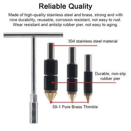 Hot-Melt Water Stop Pin Stainless Steel PPR Tube Water Stopper Kitchen Bathroom Repairs Plumbing Tool Set Tube Tunnels Plug