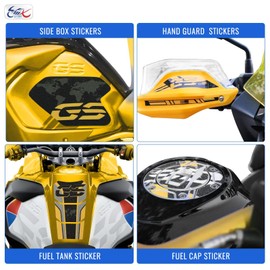 Motorcycle Gas Tank Protector Fuel Oil Tank Pad Stickers Decal Compatible with R1250GS ADV 2021-2024 R1200GS ADV 2014-2018