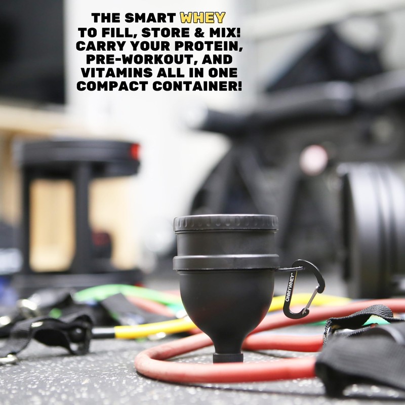 ONMYWHEY Shaker Bottle 20oz + Protein Powder Funnel 120ml