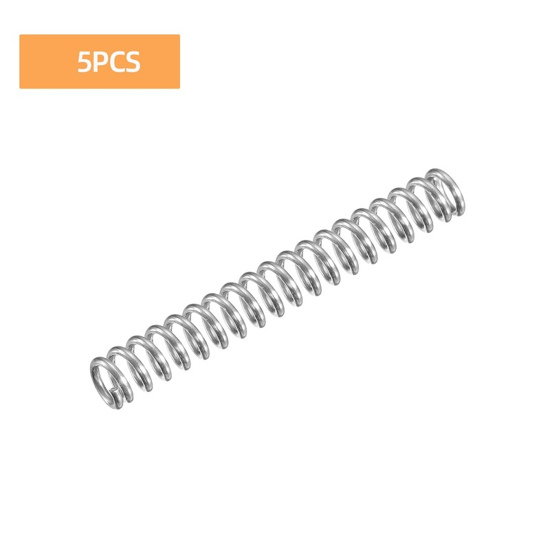 5PCS Small Compression Spring Strong Elasticity 3mm OD 0.5mm Wire