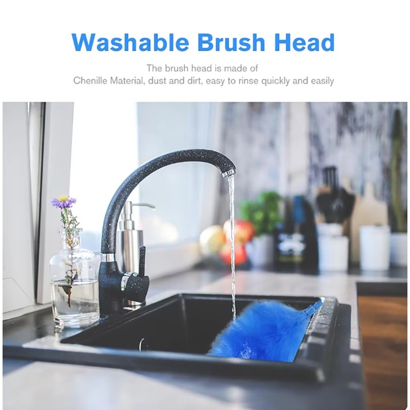 Rotated Electric Sofa Cleaning Duster, Household Brush, Dust Suction, Removable