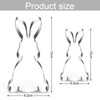 Augesak Easter Bunny Large, Pack of 2 Cookie Cutters, Easter,