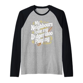 Didgeridoo Player Traditional Music Australian Culture Raglan Baseball Tee