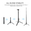 Dual Mount Selfie Stick Tripod for DJI Pocket 3 &