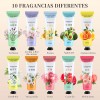 10pcs Crema Manos Hidratante Reparadora Para Piel Seca Frutos Rojos