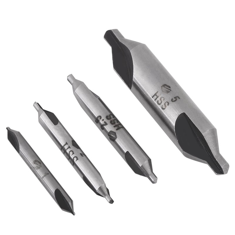 left hand spiral centre drills winlaw centre drill Yusat 4pcs
