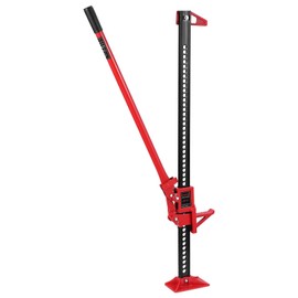 48-Inch High Lift Farm Jack, Ratcheting Off-Road Utility Farm Jack 7000LBS Capacity Car Jack Off-Road Use for Car, Tractor, Truck, SUV Bumper Jack