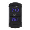 Car DC 10V-60V Blue LED Digital Dual Voltmeter Universal for