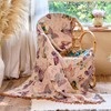 WOFNA Boho Butterfly Throw Blanket 60"x80" Twin Size Bed Blanket,100%