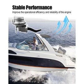 Mechanical Fuel Pump Fit for Ford Marine 5.0 5.8 302 351W V8 boat small block Mercruiser Crusader PLEASURECRAFT (PCM) Volvo Penta OMC SP1353MP Replace 3854053 77121 40690 987024