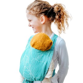 Hoppediz Doll Carrier Children's Toy for Dolls and Cuddly Toys, Grenada Design, Cream