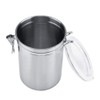 Food Storage Jar, Stainless Steel Coffee Container Airtight Sealed Food