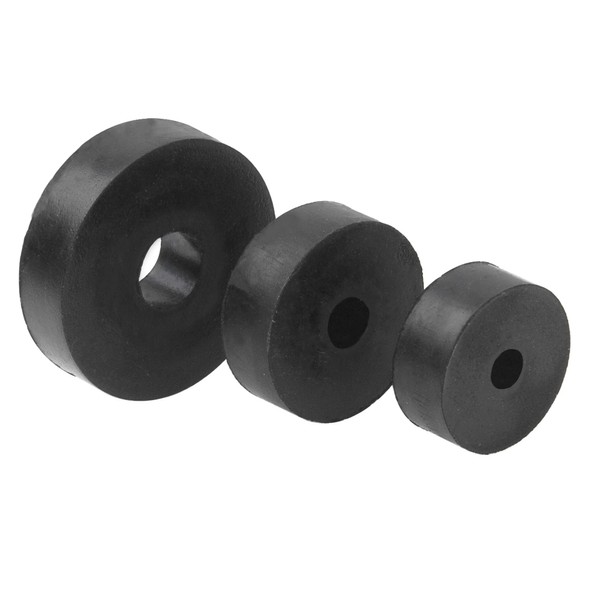 Rrina 12Pcs ID 1/4" 5/16" 1/2"Heavy Rubber Isolation Feet Pads