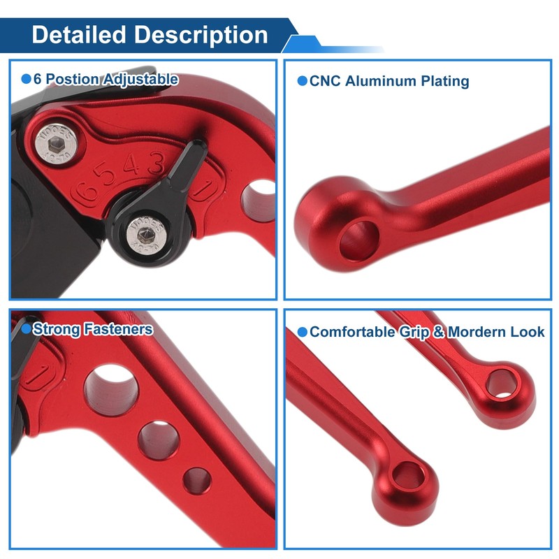 TUCKBOLD Short Brake Clutch Levers for Triumph Trident 660 2021-2024