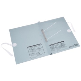 Kokuyo gabattofairu Strap Long Drawstring , Blue