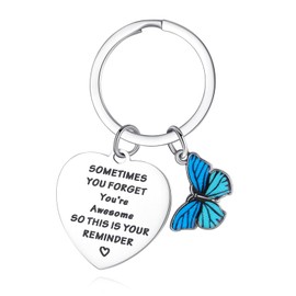 MAIBAOTA Inspirational Gifts for Women Men, Motivational Gifts for Friend Coworkers, Positive Encouragement Gifts, Inspirational Keychain, Christmas Birthday Gifts