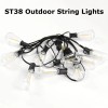 WYZM Dimmable LED String Lights with Shatterproof Bulbs for Outdoor