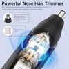 SHOBES Rechargeable Nose Hair Trimmer, Painless Rechargeable Ear and Facial