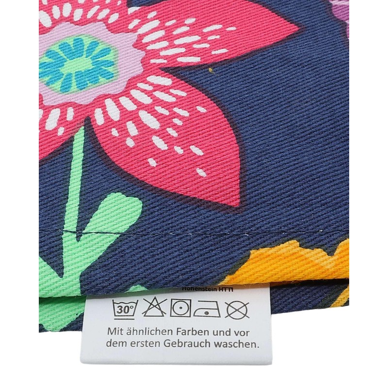 gws Heat Resistant Oven Gloves 1 Pair Flower Saffron 18
