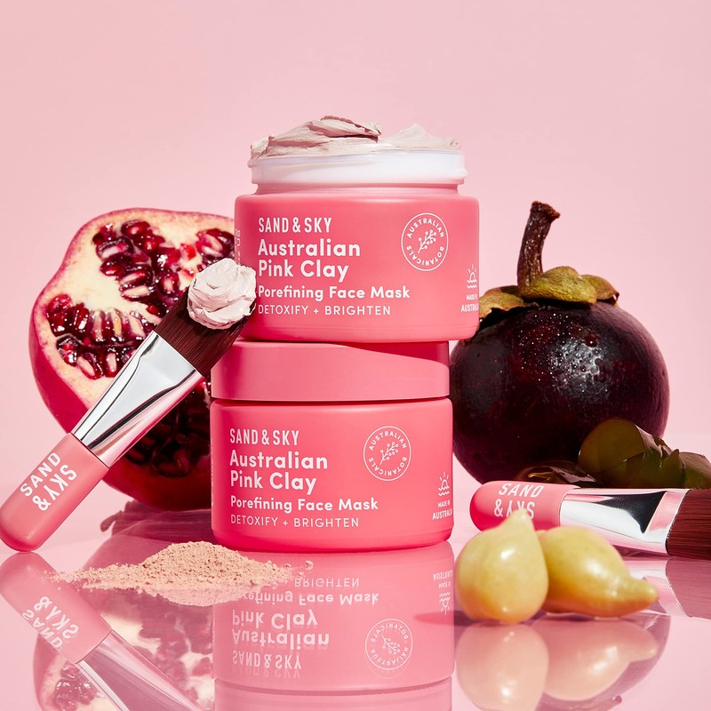 Sand & Sky Australian Pink Clay Detoxifying Face Mask with