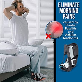 Plantar Fasciitis Night Splint Foot Support Boot for Fascia Tendon and Calf Stretching