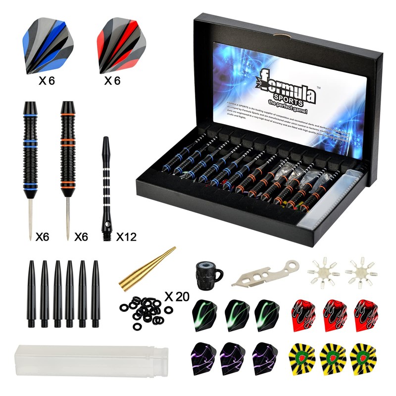 Formula Sports Darts Set, 6 Pcs 21g and 6 Pcs
