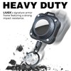 LIUGX Retractable Keychain for Airtag Holder, with Belt Clip, Badge