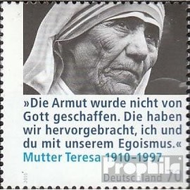 Prophila Collection BRD (BR.Deutschland) 2813 (complete Excl. 2010 Mother Teresa (Stamps for Collectors) Religion