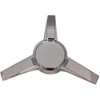 BB Auto New 3-Bar Spinner Chrome Wheel Hub Center Cap