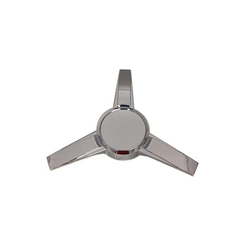 BB Auto New 3-Bar Spinner Chrome Wheel Hub Center Cap