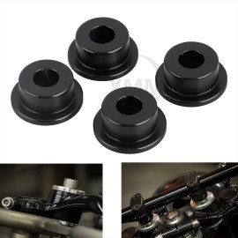 Unbranded 4X Handlebar Riser Bushings Mounts For Harley Dyna Softail Super Glide 883 1200