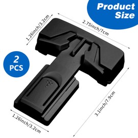 2-Pack Fridge Latch Lock for Kids Baby Proofing Refrigerator Lock