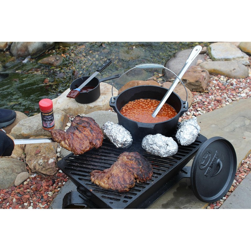 King Kooker 5CIBSB 5 Piece Cast Iron Box Set