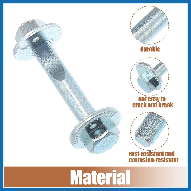 A ABSOPRO 2 Set Eccentric Alignment Camber Bolt for Mitsubishi