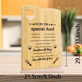 Mothers Day Gifts for Aunt Gifts for Women Cutting Board Kitchen Gift Auntie Gift Ideas Gifts for Aunt Gift for Aunt Birthday Gifts Mother's Day Gifts for Aunts from Niece Retirement Great Aunt Gifts