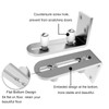 TeTupGa 2 Pack Sliding Barn Door Floor Guides, Flush Sliding