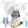 Measuring Cups and Spoons Set 22 Piece, 11 Stainless Steel