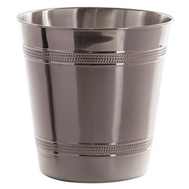 BINO Metal Waste Basket for Home, Office, Bathroom, Dorm, Kitchen and More | Trash Can Bin for Bedroom | Desk Trash Can | Home Essentials