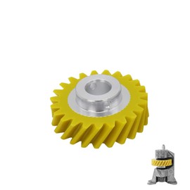 TUKEVA Mixer Worm Gear Replacement for W10112253 Food Processor Worm Gear for KitchenAid Mixer Worm Gear Replacement Worm Gear Replacement for KitchenAid Replacement Part Yellow