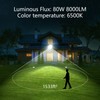 monococo LED Outdoor Flood Lights 80W 3Pack,Upgraded 8000LM Super Bright
