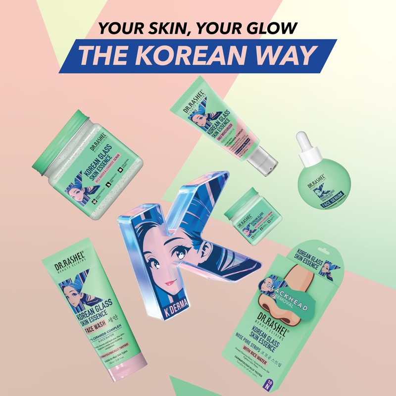 DR.RASHEL Korean Moisturiser with 1% ceramide and Rice Water for