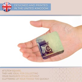 Destination Vinyl ltd Fridge Magnet - Vintage Camera Photography Photo Retro 24384