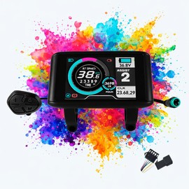 E-Bike Color LCD Display UKC1 Protocol Electric Bike Screen Compatible with various Systems