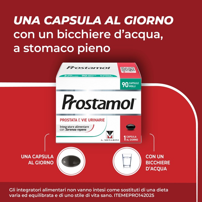 Prostamol 90 Capsule Molli - Integratore Alimentare a base di