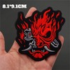 Red Devil Patch, Patch with Hook and Loop - Funny