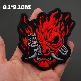 Red Devil Patch, Patch with Hook and Loop - Funny Tactical Military Patches, Morale for Backpacks, Helmet and Other Military Tactical Gears