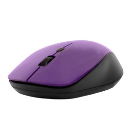 Perfect Choice Mouse Inalambrico Óptico, Ratón Inálambrico, Mouse ergonomico Ajustable, Resolución: 2200 dpi, 4 Botones 1600 dpi Root Pro (Morado)